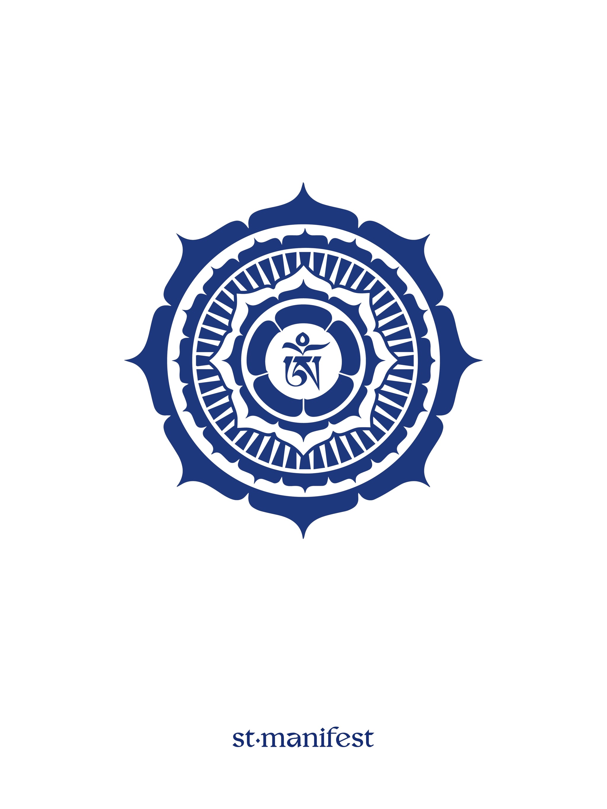 Om Mandala — Hardback Notebook