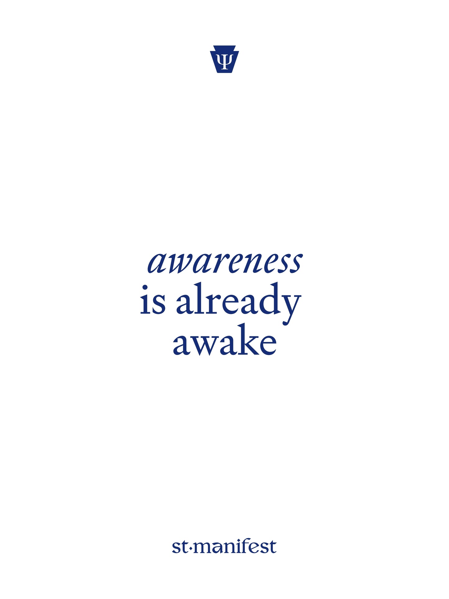 Awareness is Already Awake — Hardback Notebook