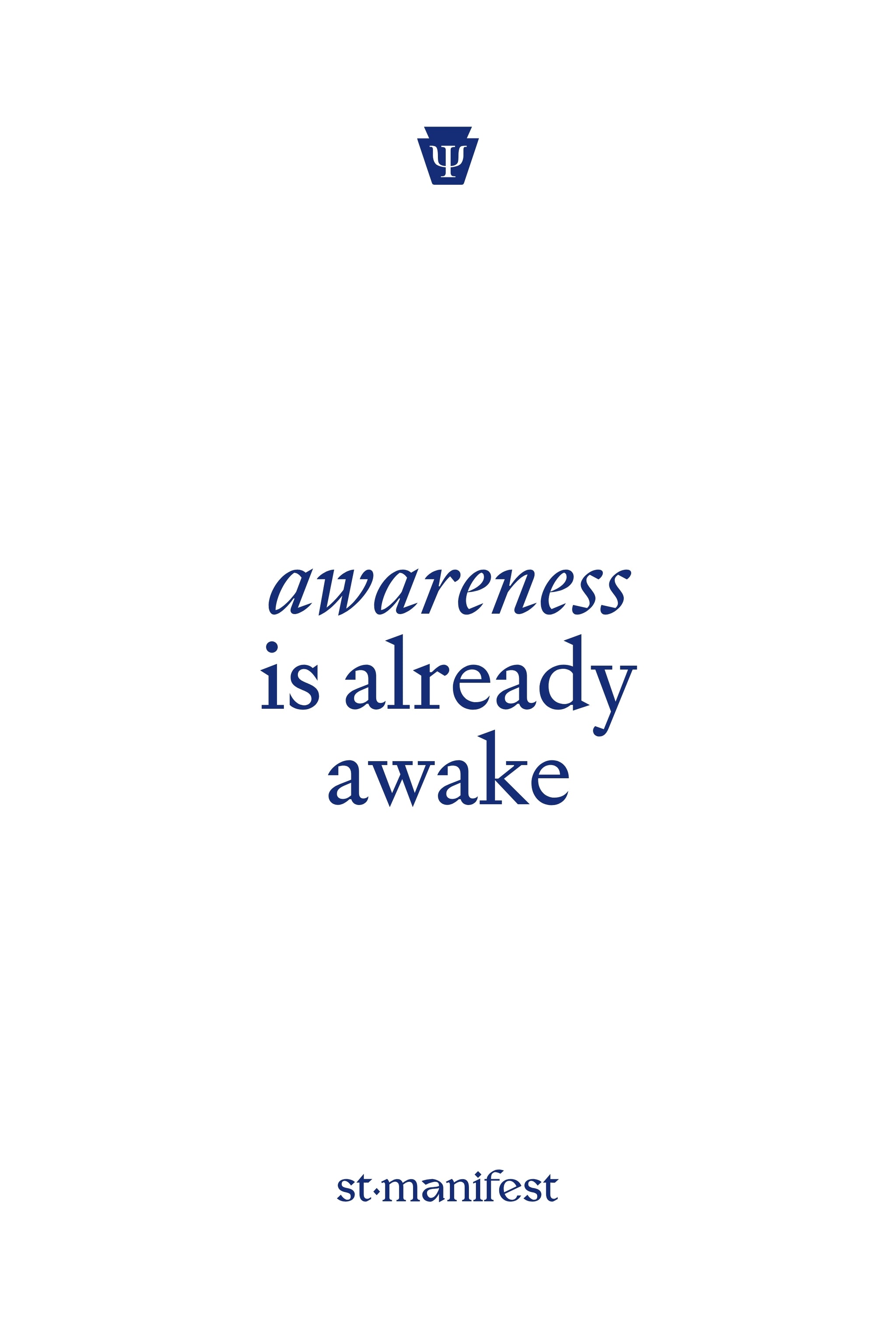Awareness is Already Awake — Elastic Notebook