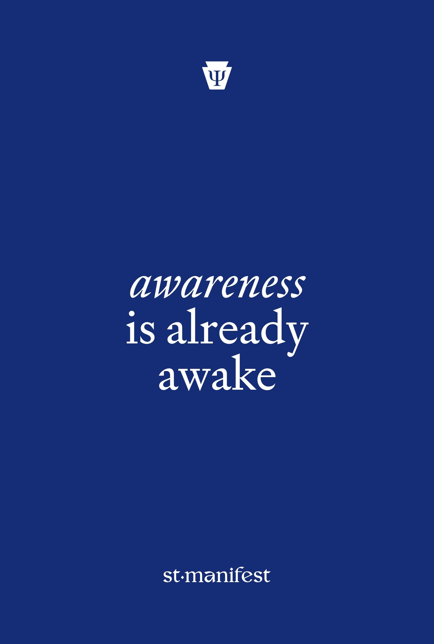 Awareness is Already Awake — Elastic Notebook