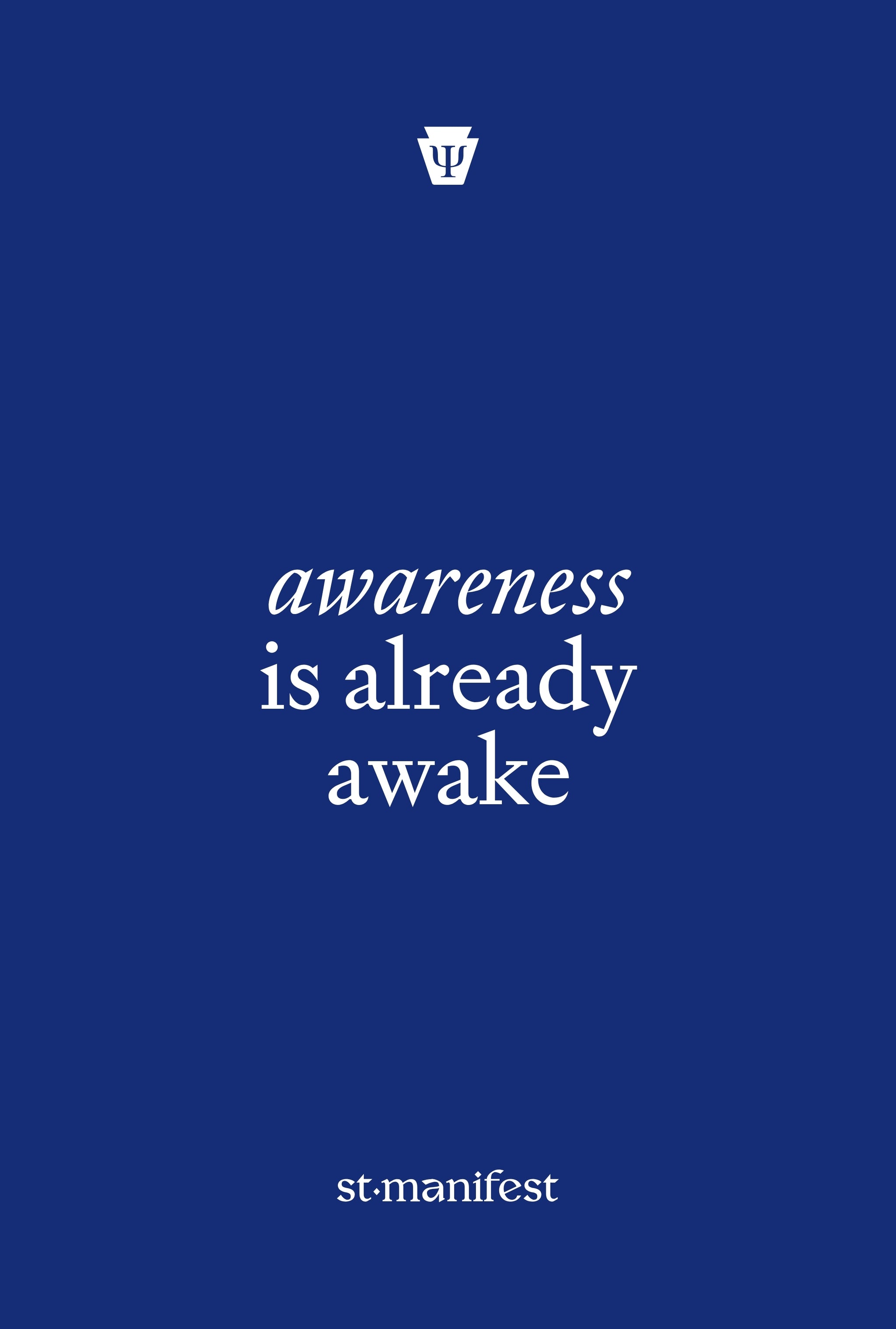 Awareness is Already Awake — Elastic Notebook