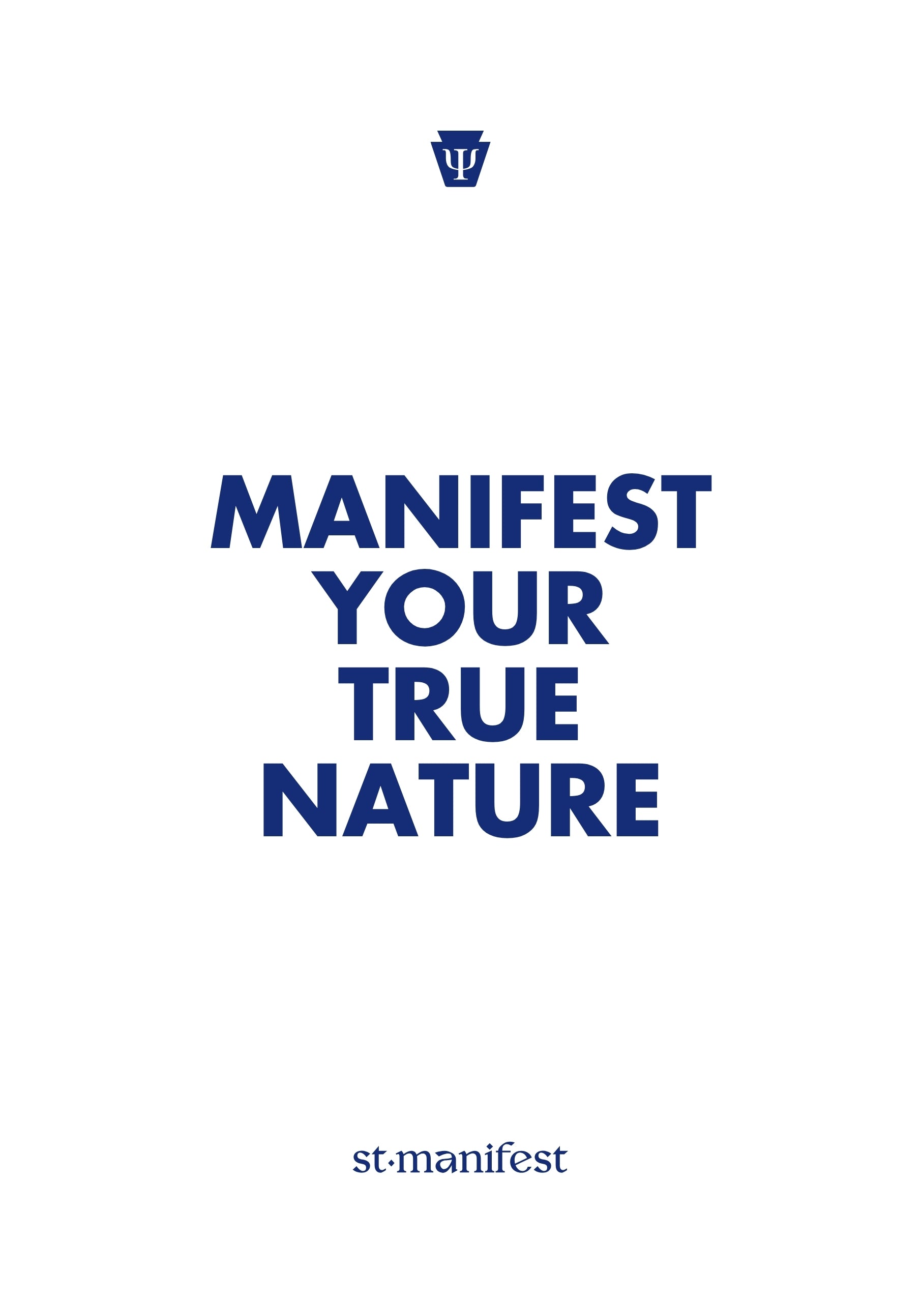 Manifest Your True Nature — Wooden Frame Print