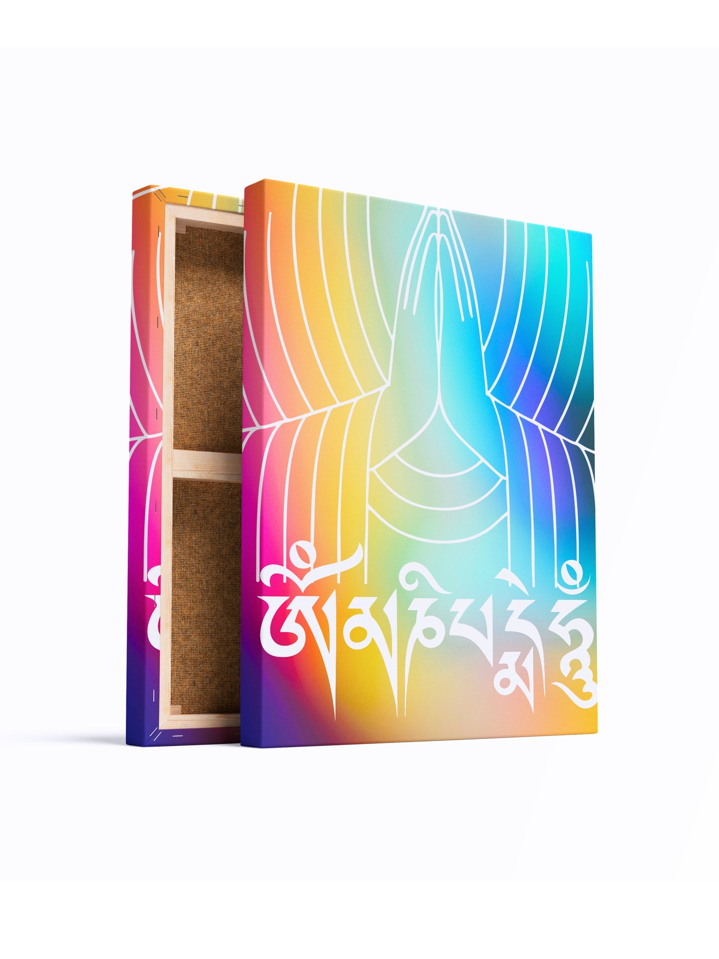 The Rainbow Mantra — Canvas Poster