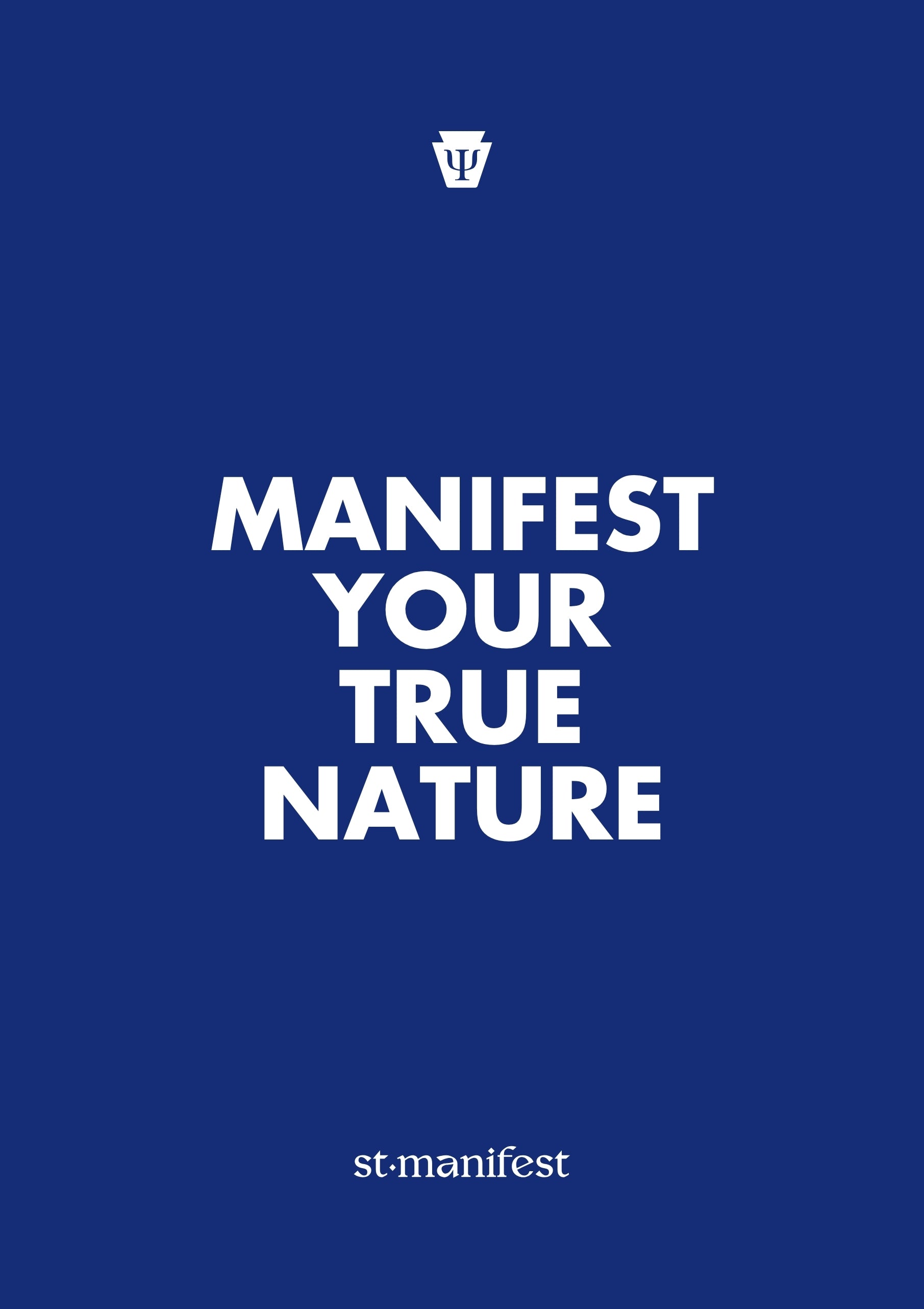 Manifest Your True Nature — Wooden Frame Print