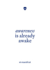 Awareness is Already Awake — Wooden Frame Print