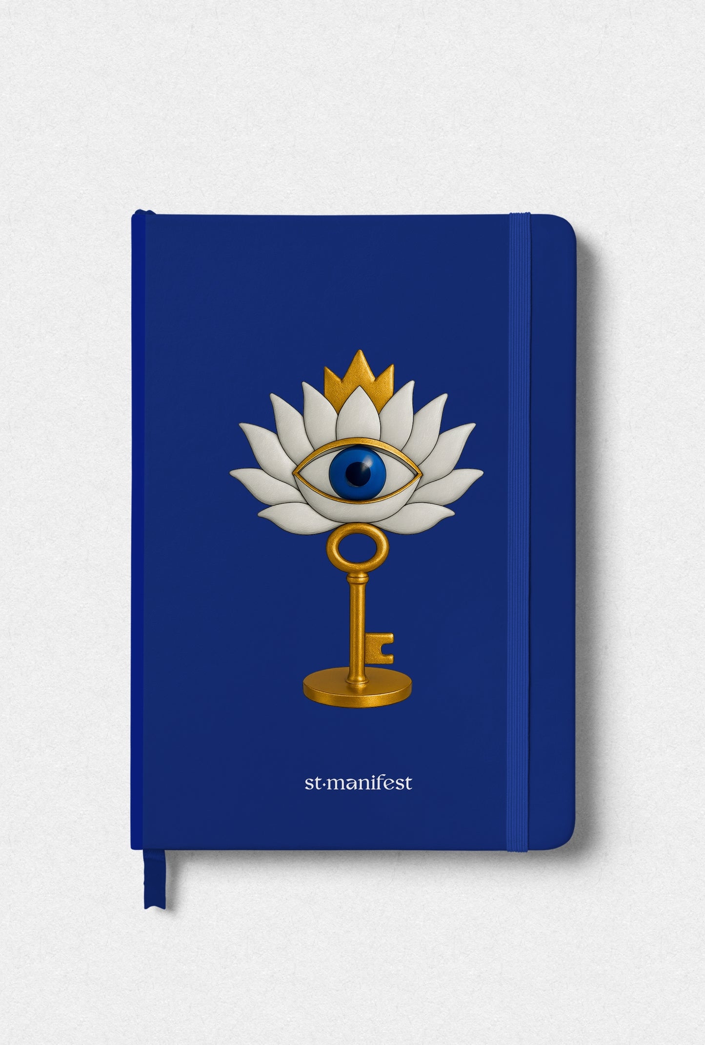 Key to Awakening Floral Edition — Elastic Notebook