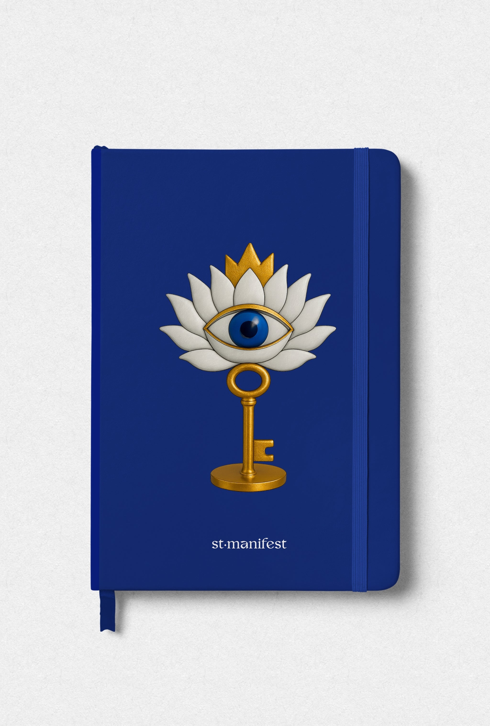 Key to Awakening Floral Edition — Elastic Notebook