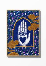 The Seeing Heart — Wooden Frame Print