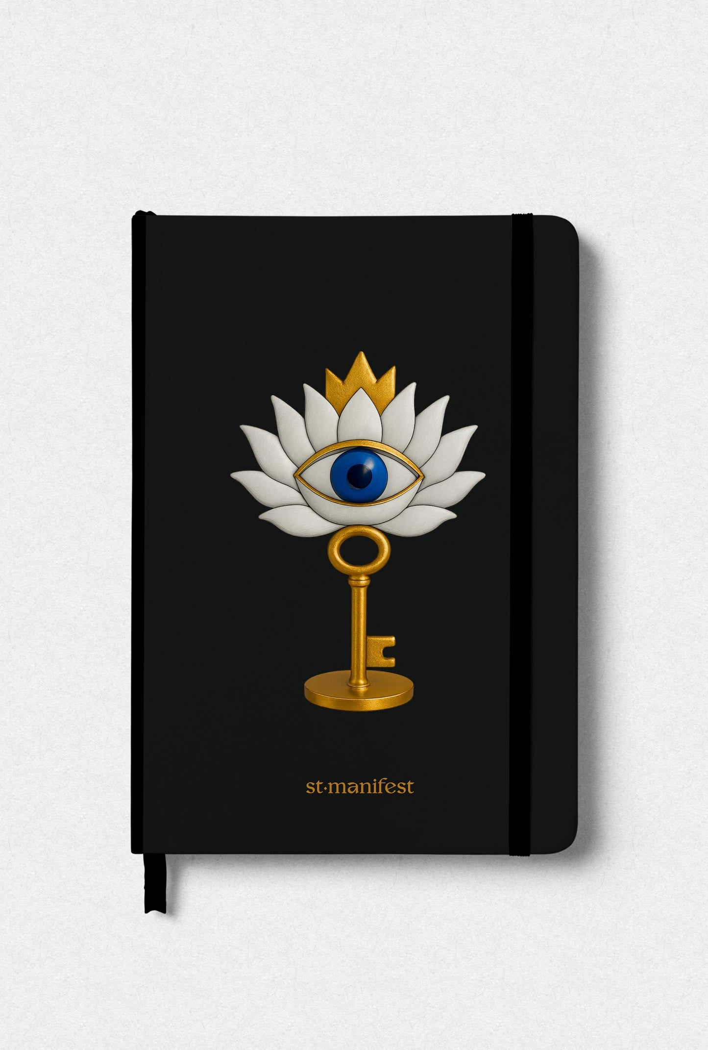 Key to Awakening Floral Edition — Elastic Notebook