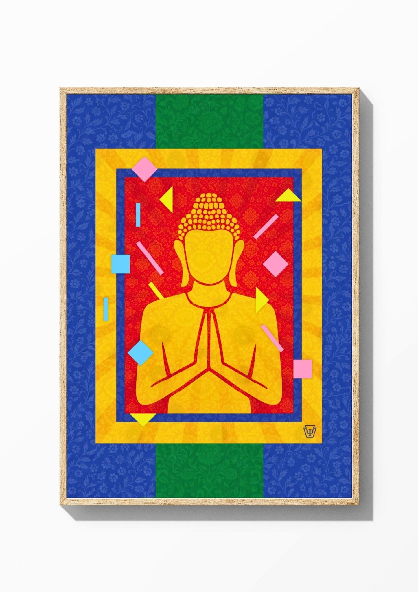 Abhidharma Buddha — Wooden Frame Print