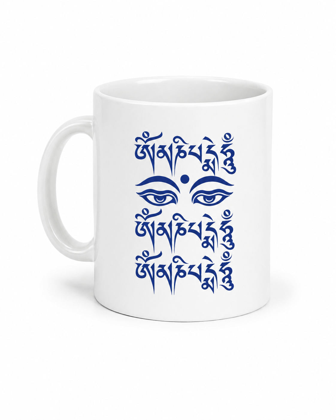 Compassion Mantra — White Mug
