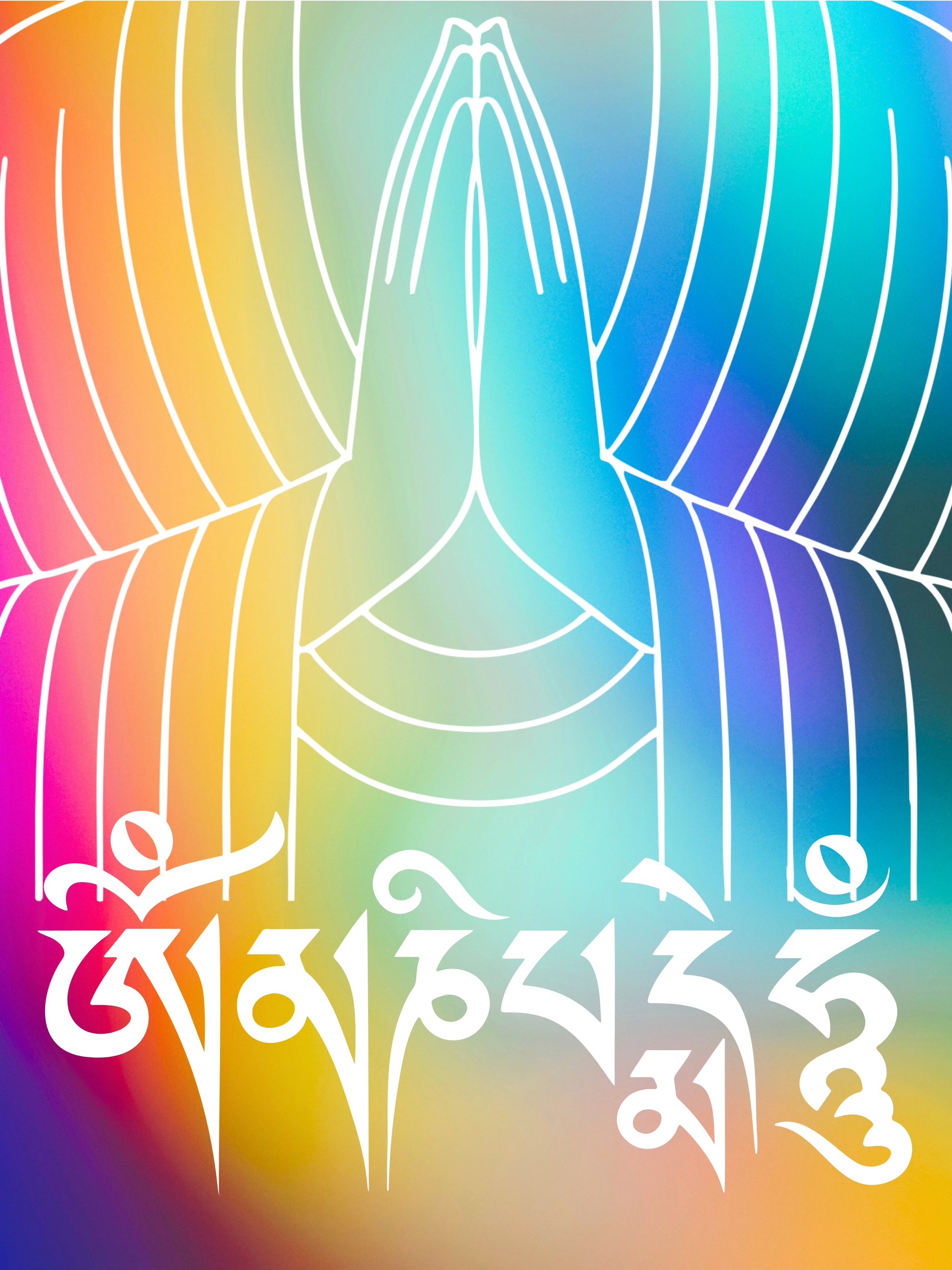 The Rainbow Mantra — Art Print