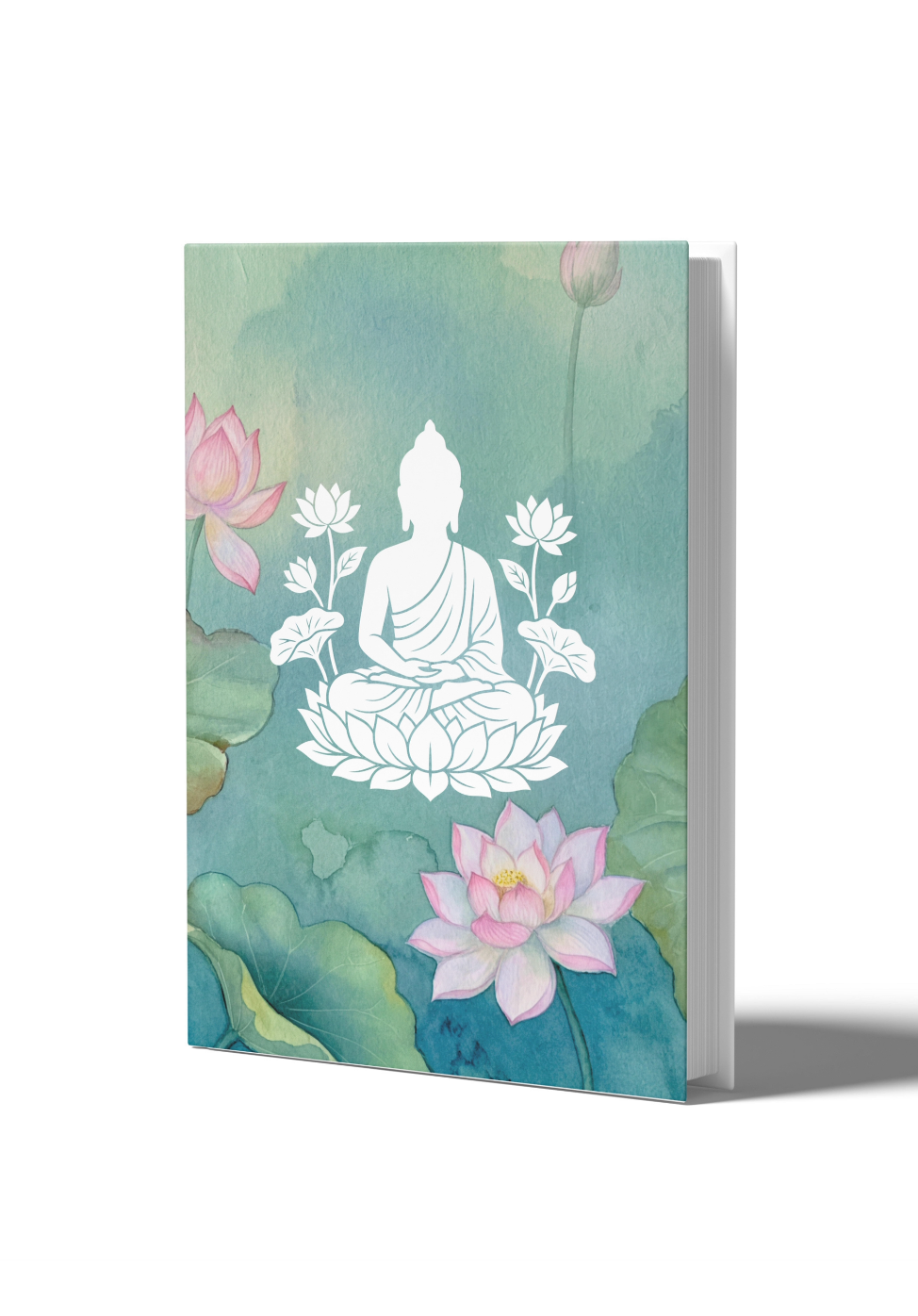 Lotus Buddha Floral — Hardback Notebook