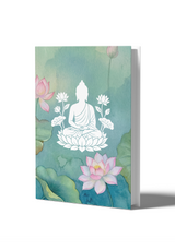 Lotus Buddha Floral — Hardback Notebook
