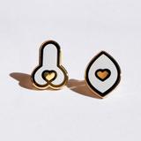 vulva and verga hard enamel pin collection - Shop Saint Manifest