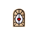 Vulva arch hard enamel pin
