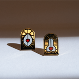 Vulva and verga aches hard enamel pins