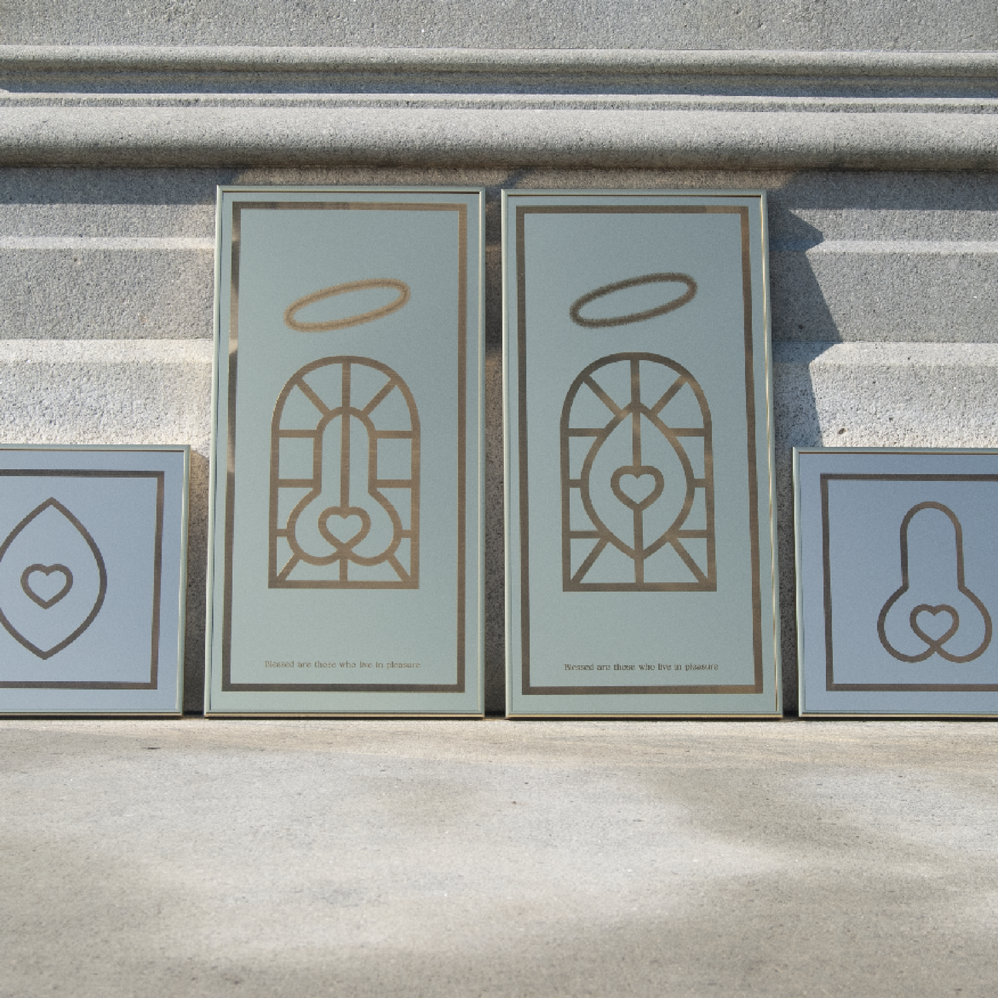 vulva arch wall art