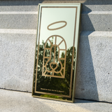 Verga arch mirror wall art and home accent