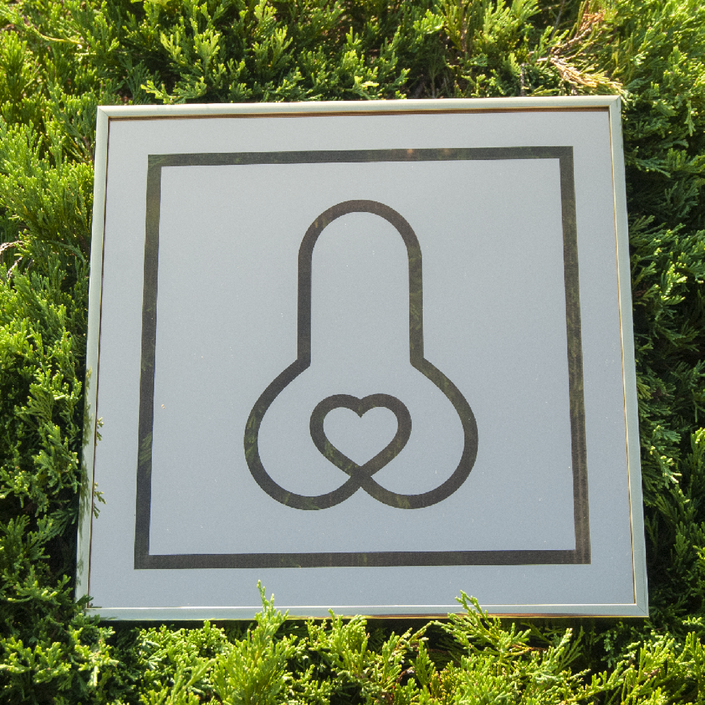 verga square wall art