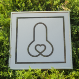 verga square wall art