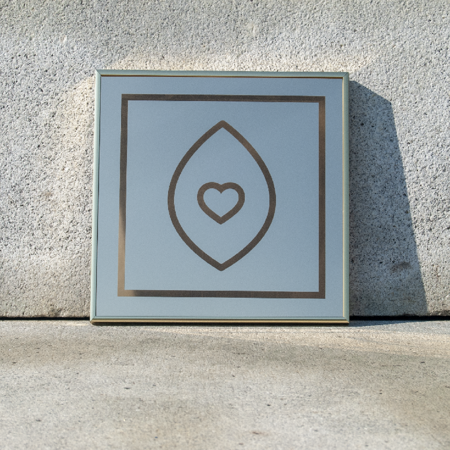 vulva square stone wall art and home accent - Shop Saint Manifest