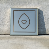 vulva square stone wall art and home accent - Shop Saint Manifest