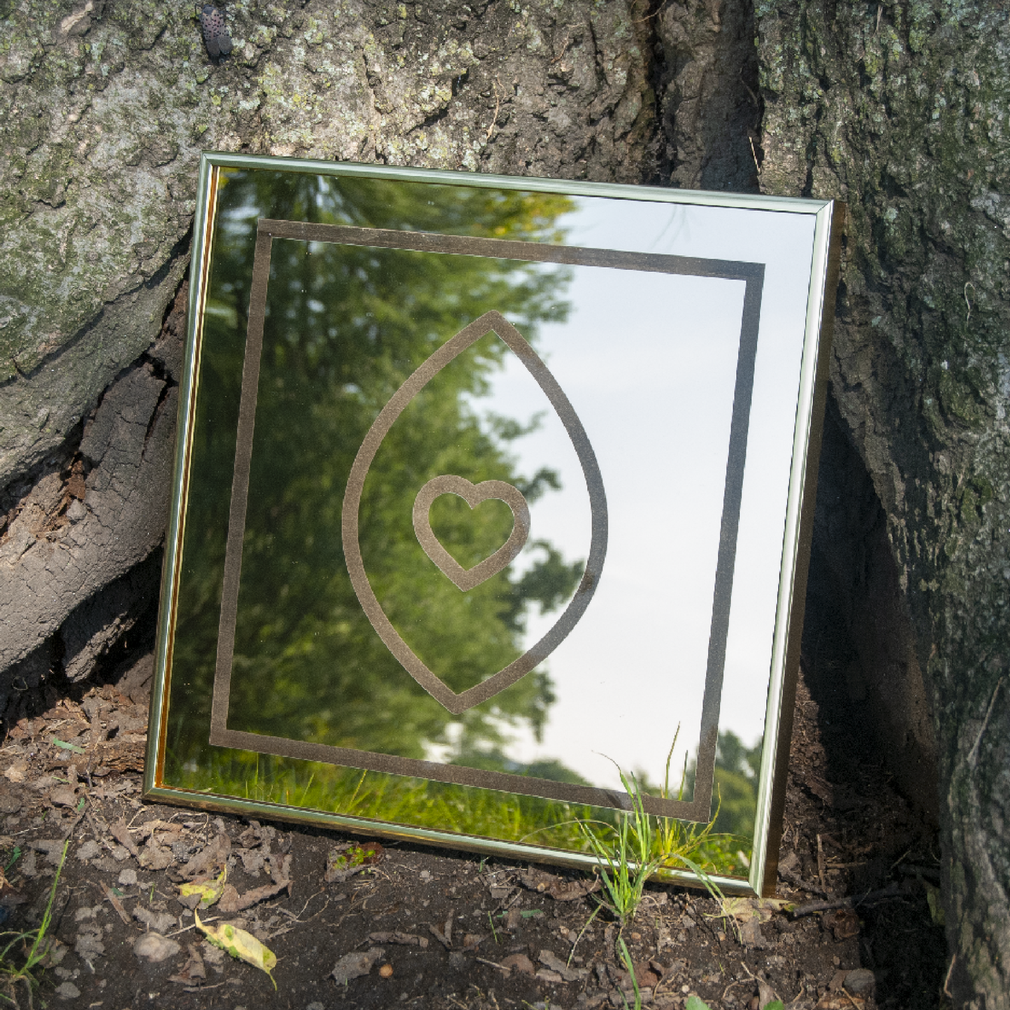 vulva square mirror wall art and home accent - Shop Saint Manifest