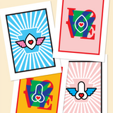 original pleasure art postcard pack of 4 - Shop Saint Manifest