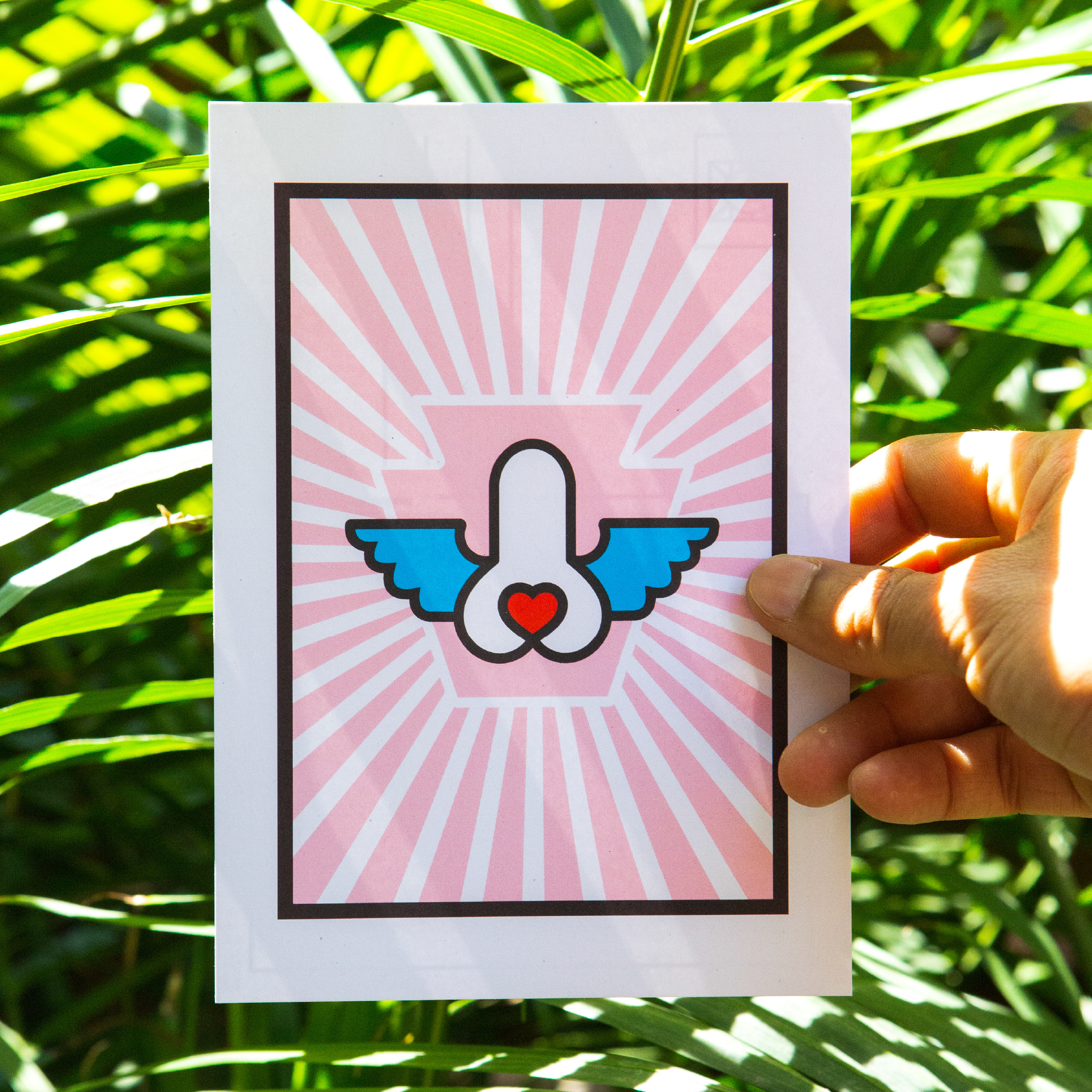 flying verga postcard art - Shop Saint Manifest