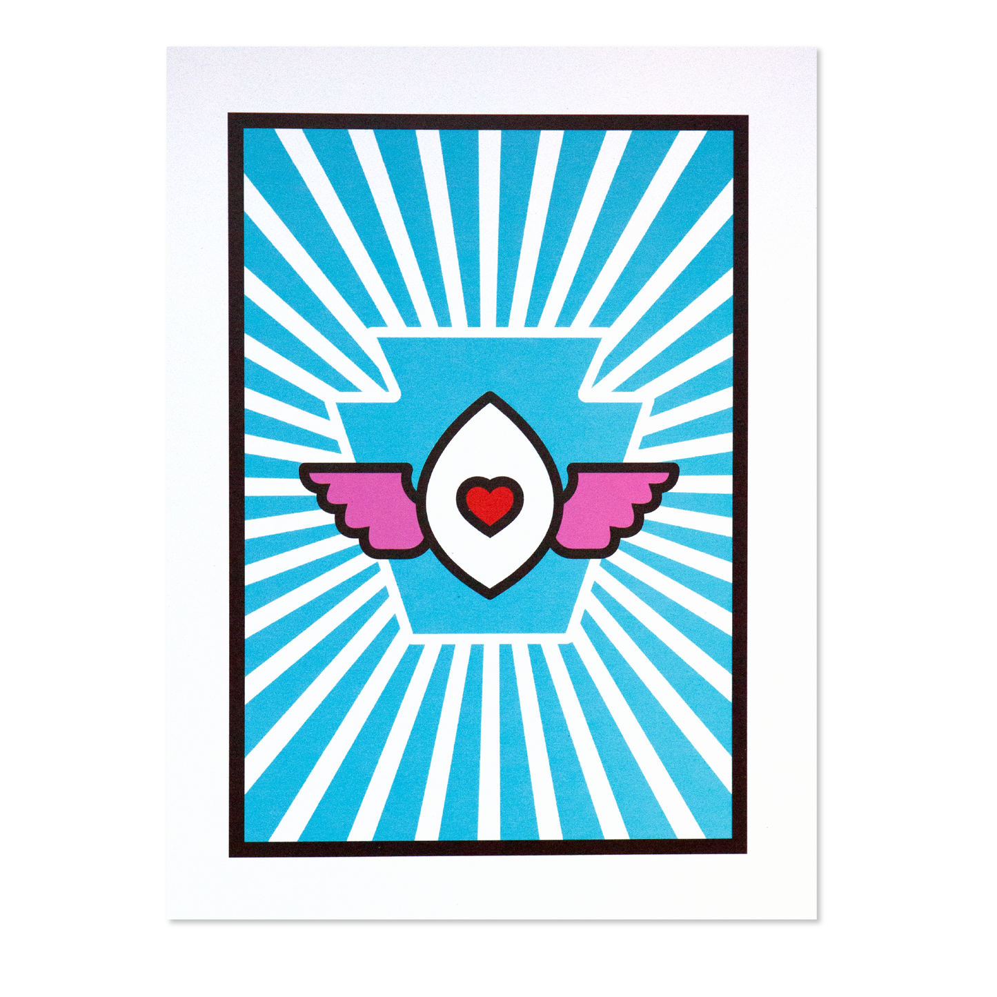 Flying vulva poster art - Shop Saint Manifest
