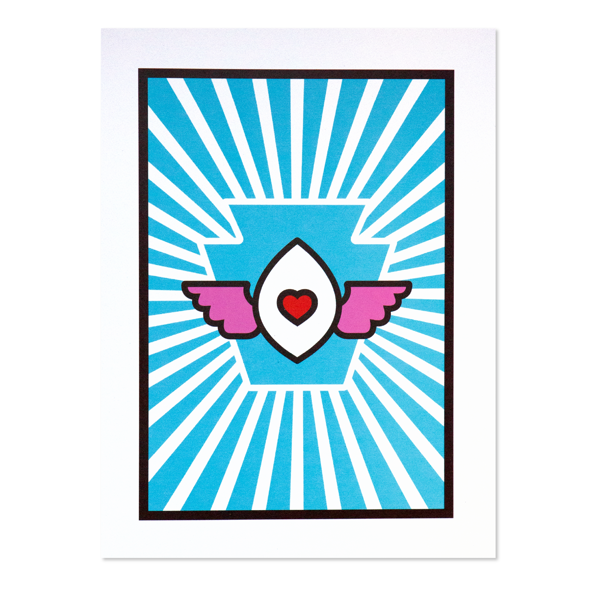 Flying vulva poster art - Shop Saint Manifest