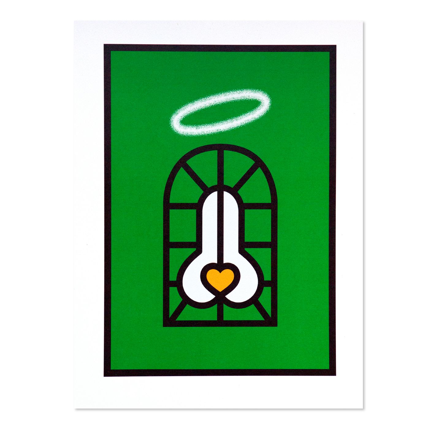 verga heart-on arch poster